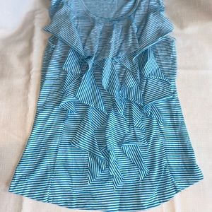 Girl’s Stripe Blue/White Blouse